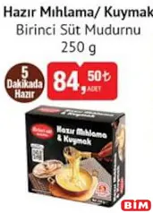 BİRİNCİ SÜT MUDURNU HAZIR MIHLAMA / KUYMAK 250 G